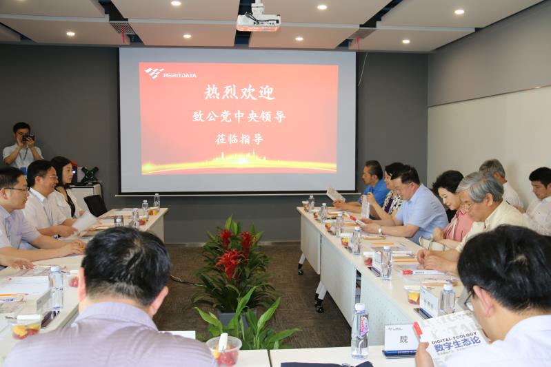 致公黨中央調(diào)研組一行蒞臨美林數(shù)據(jù)考察指導